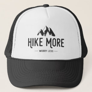 Hike More Worry Less Trucker Hat