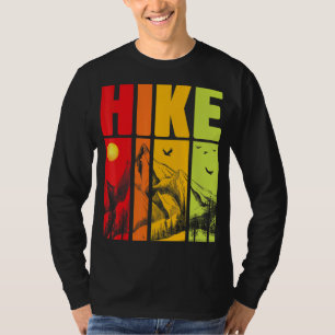 Hike Mountain Hiking And Trail Hiking Retro Vinta T-Shirt