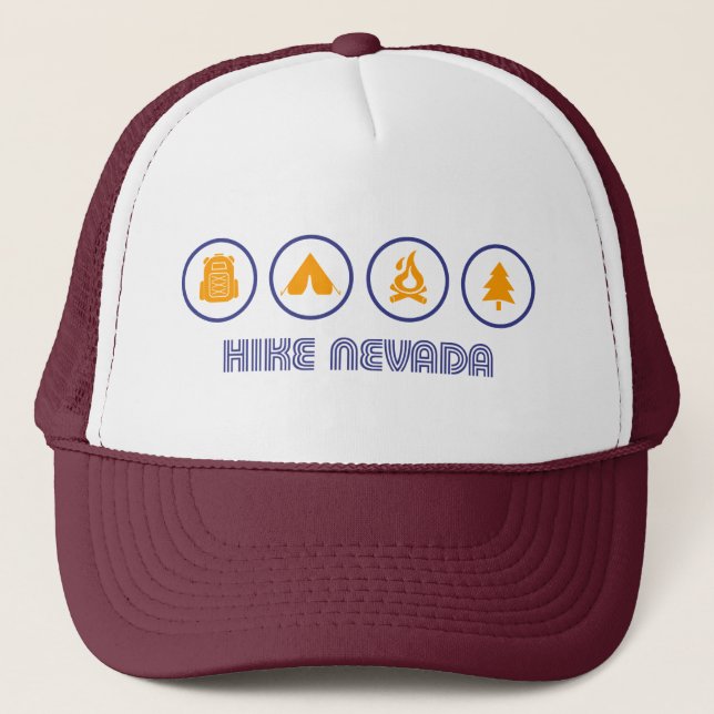 Hike Nevada Trucker Hat (Front)