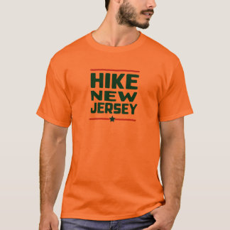 Hike New Jersey (Star) - Blaze Orange T-Shirt