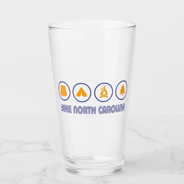 Hike North Carolina Glass (Front)