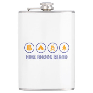 Hike Rhode Island Hip Flask