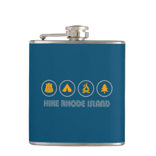 Hike Rhode Island Hip Flask