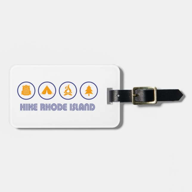 Hike Rhode Island Luggage Tag (Front Horizontal)