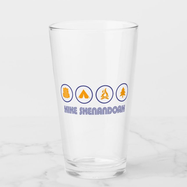 Hike Shenandoah Glass (Front)
