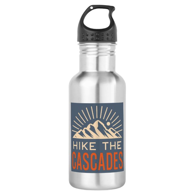 Hike The Cascades Sunburst 532 Ml Water Bottle (Front)
