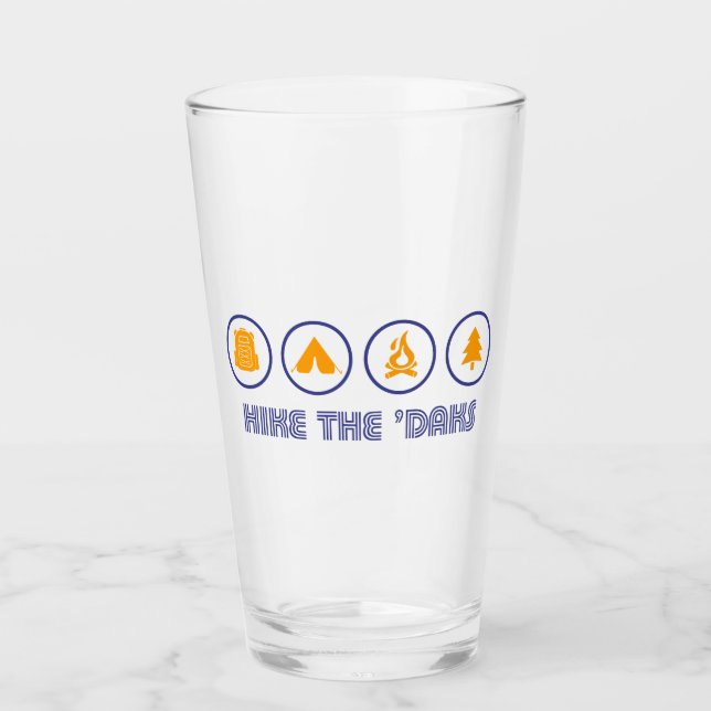 Hike The Daks Glass (Front)
