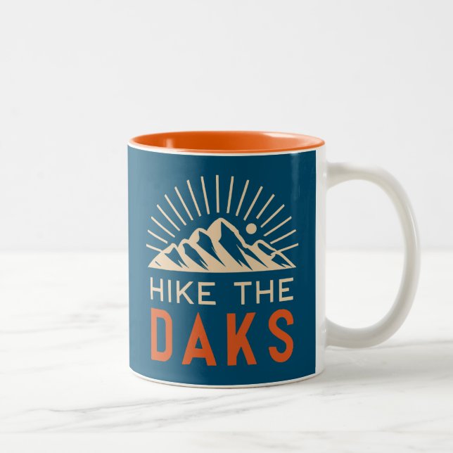 Hike The Daks Sunburst Two-Tone Coffee Mug (Right)