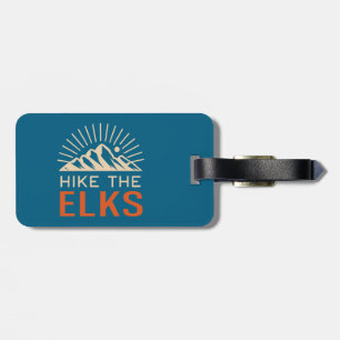 Hike The Elk Mountains Sunburst Luggage Tag