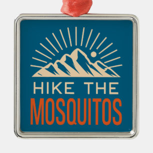 Hike The Mosquito Range Colorado Sunburst Metal Ornament