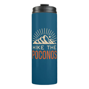 Hike The Poconos Sunburst Thermal Tumbler