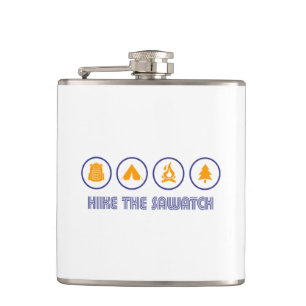Hike The Sawatch Range Colorado Hip Flask