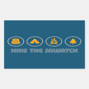 Hike The Sawatch Range Colorado Sticker