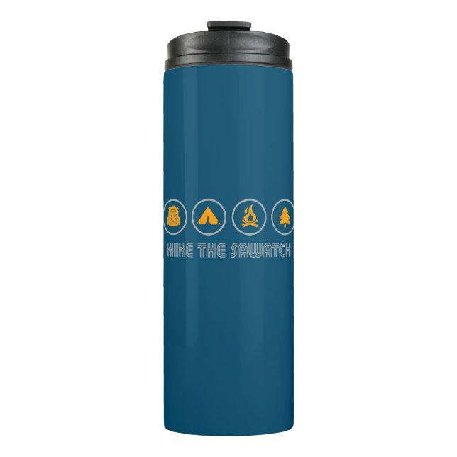 Hike The Sawatch Range Colorado Thermal Tumbler (Front)