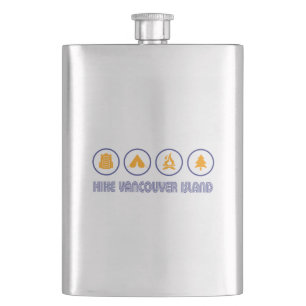 Hike Vancouver Island British Columbia Hip Flask