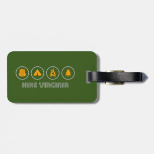 Hike Virginia Luggage Tag