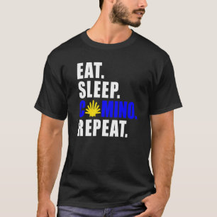 HIKE WALK CAMINO DE SANTIAGO DE COMPOSTELA JAMES W T-Shirt