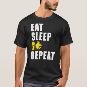 HIKE WALK CAMINO DE SANTIAGO DE COMPOSTELA JAMES W T-Shirt