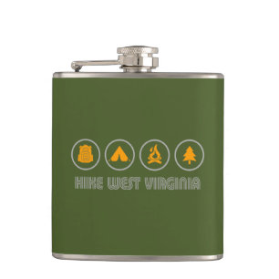 Hike West Virginia Hip Flask