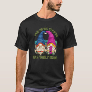 Hiker Life Camping Couple With Garden Gnomes Hiki T-Shirt