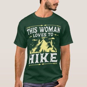 Hiker Mom Mountains Nature Outr Adventure T-Shirt