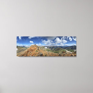 Hiker on Mt Belford - Collegiate Peaks - Colorado Canvas Print