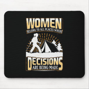 Hiker Women Belong To All Places Mouse Pad