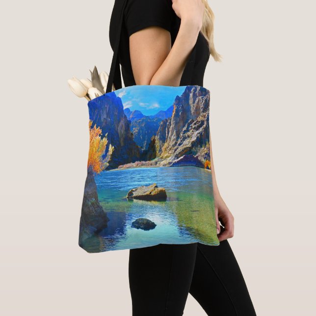 Hikers Haven Two Tote Bag (Close Up)