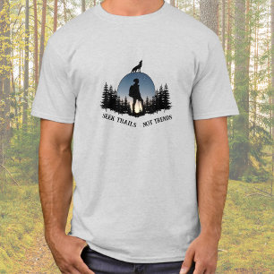 Hiker's Wilderness Adventure Men’s T-shirt