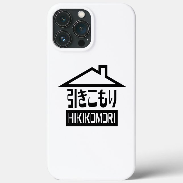 Hikikomori 引きこもり Japanese Recluse Case-Mate iPhone Case (Back)
