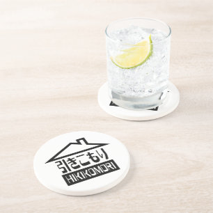 Hikikomori 引きこもり Japanese Recluse Coaster