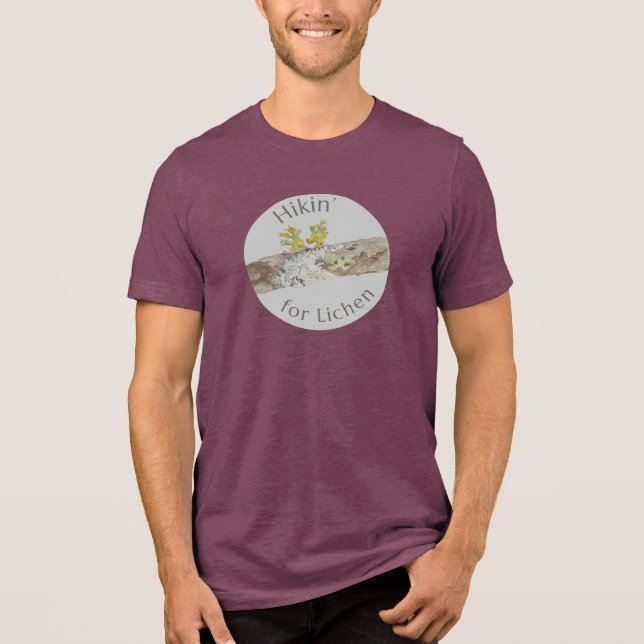 Hikin' for Lichen Tri-Blend Shirt (Front)
