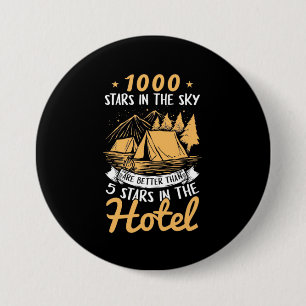 Hiking 1000 Stars In The Sky 3 Inch Round Button