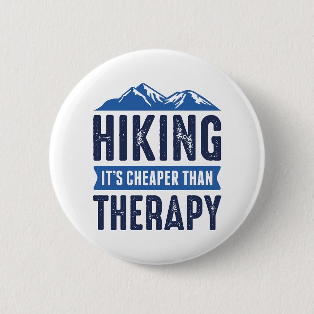Hiking 2 Inch Round Button (Front)