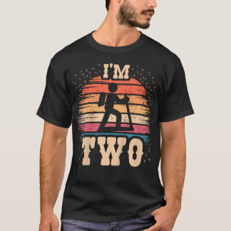 Hiking 2 Year Old Birthday Boy Girl 2Nd Hiker T-Shirt