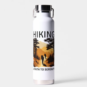 Hiking: A Path To Serenity Water Bottle