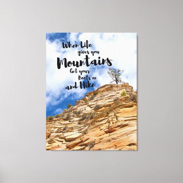 Hiking Adventure Canvas Print (Front)