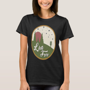 Hiking & Adventure Great Outdoors Wanderlust Live T-Shirt