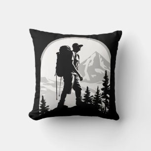 Hiking Adventure Throw Pillow