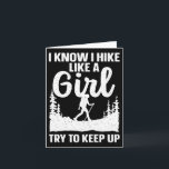 Hiking Art For Men Women Outdoor Nature Hiker Camp Card<br><div class="desc">Hiking Art For Men Women Outdoor Nature Hiker Camping Hike</div>