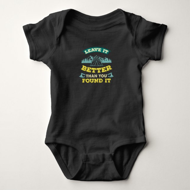 Hiking Baby Bodysuit (Front)
