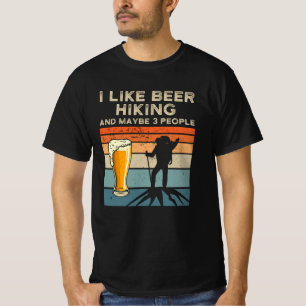 Hiking Beer Hiker Gift T-Shirt