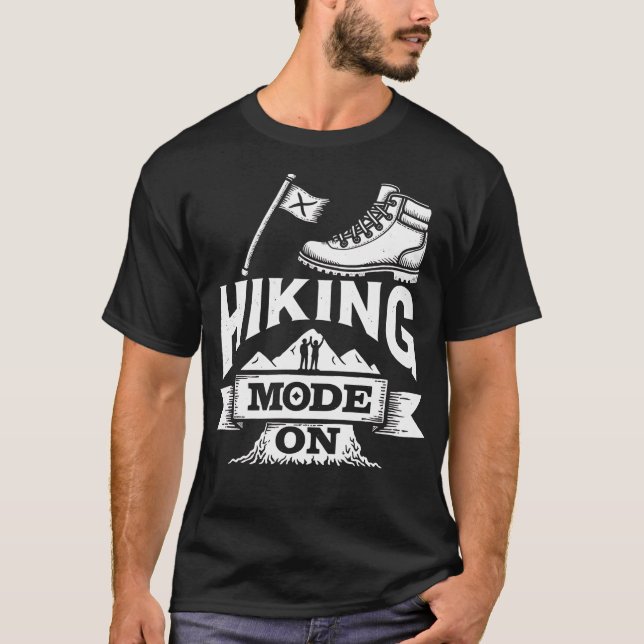Hiking boots T-Shirt (Front)