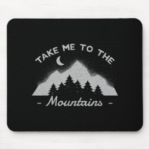 Hiking Camping Climbing Scout Outdoor Mountains T  Mouse Pad