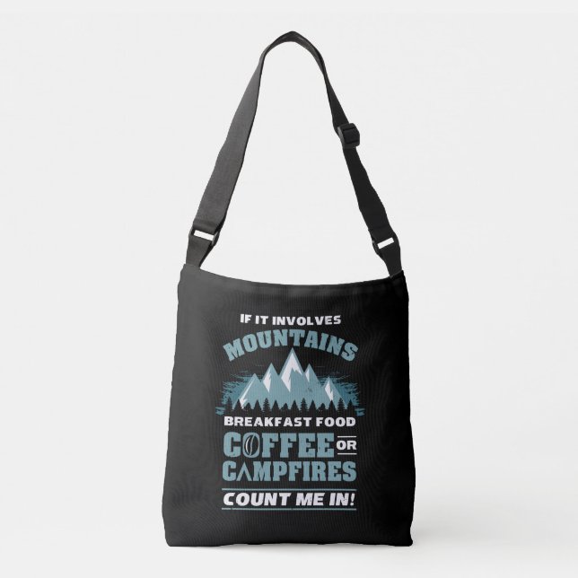 Hiking Camping Coffee Crossbody Bag (Front)