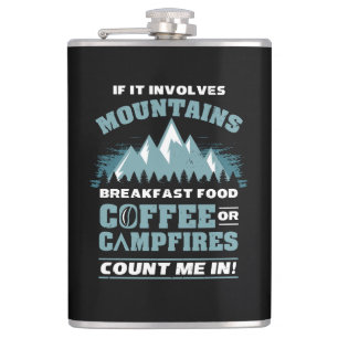 Hiking Camping Coffee Hip Flask