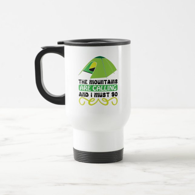 Hiking/Camping Travel Mug (Left)