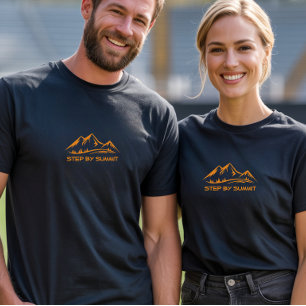 Hiking camping trekking humour orange T-Shirt