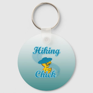 Hiking Chick #3 Keychain