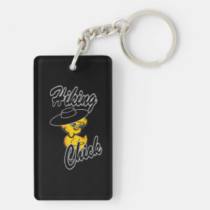 Hiking Chick #4 Keychain